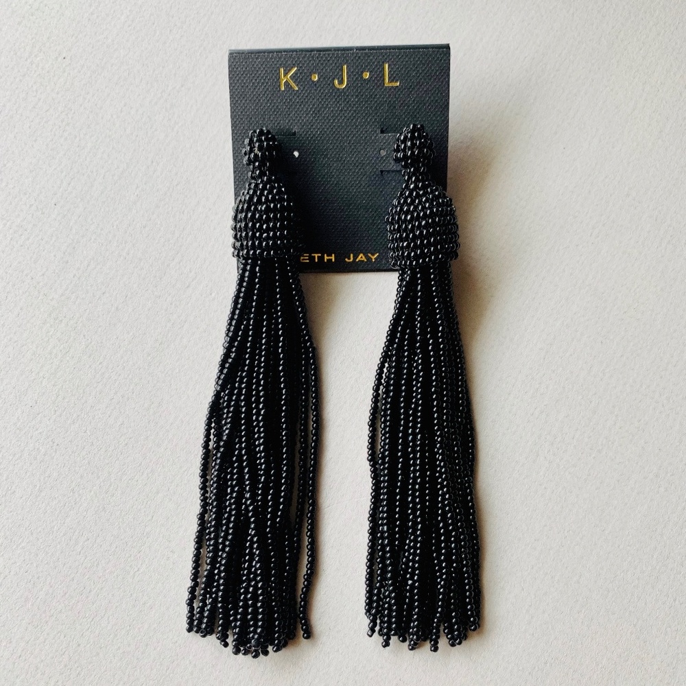 NWT Kenneth Jay Lane Tassel Earrings - Barneys NY